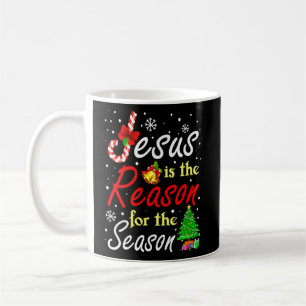 Caneca De Café Christian Jesus A Razão do Natal Parando o Paraíso