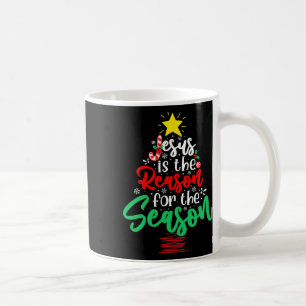 Caneca De Café Christian Jesus É A Razão Da Árvore De Natal