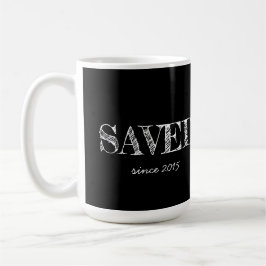 Caneca De Café Christian SAVED Mug com 3 unhas