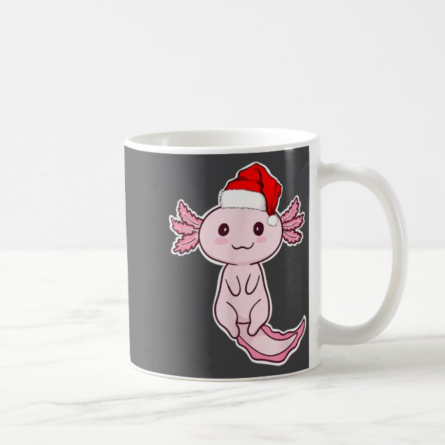 Caneca De Café Christmas Axolotl  (Direita)