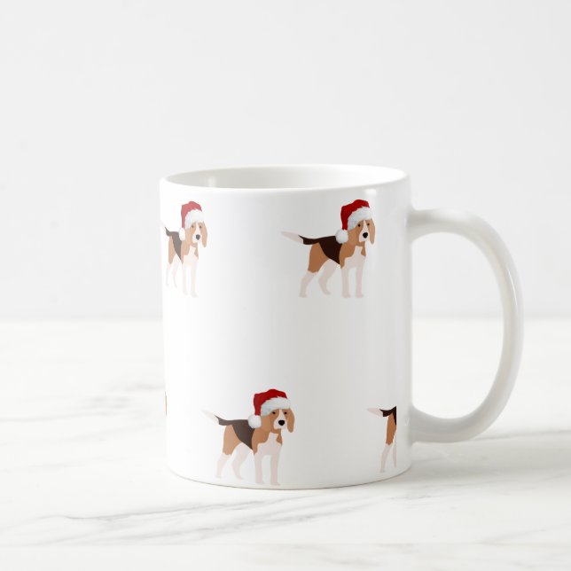 Caneca De Café Christmas Beagle Mug (Direita)