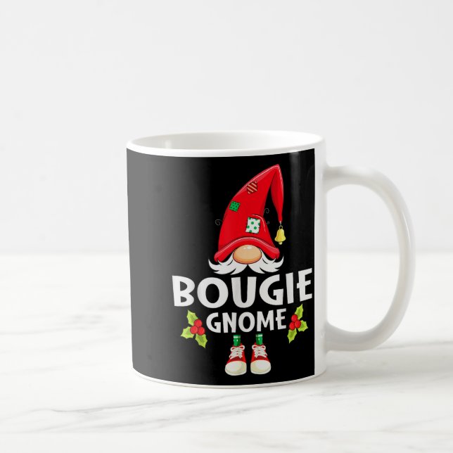 Caneca De Café Christmas Bougie Gnome X-mas Family Matching  (Direita)