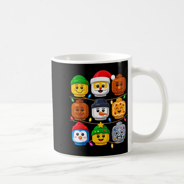 Caneca De Café Christmas Building Crew Costume Master Builder Blo (Direita)
