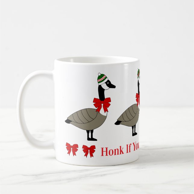 Caneca De Café Christmas Canadian Geese Mug (Esquerda)