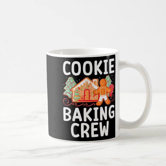 Caneca De Café Christmas Cookie Taster Cookie Baking Crew Gingerb (Direita)