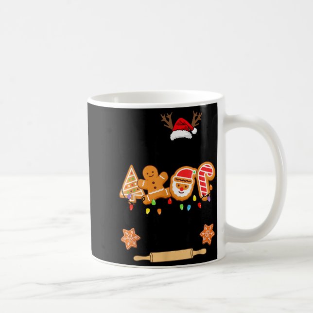 Caneca De Café Christmas Cookie Tester Family Baking Team Cookie  (Direita)