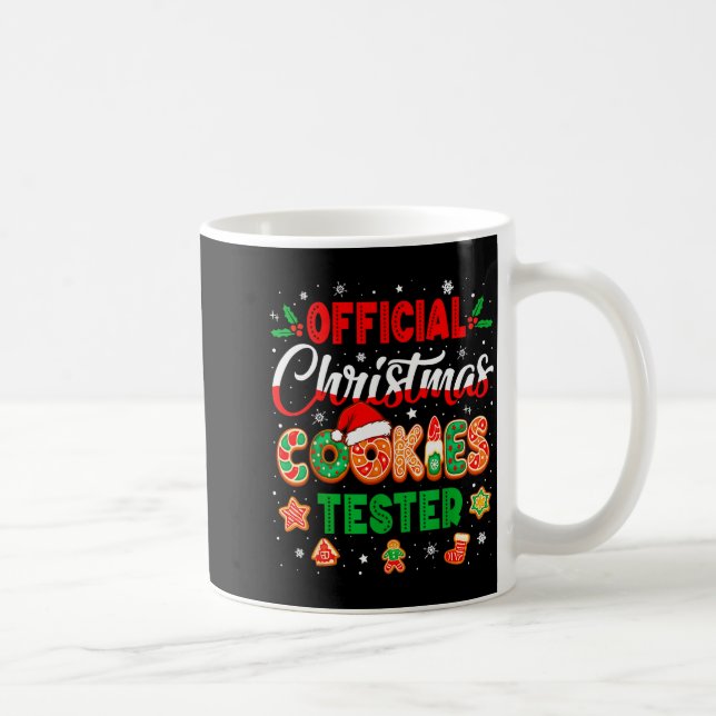 Caneca De Café Christmas Cookie Tester Taster Baking Crew Toddler (Direita)