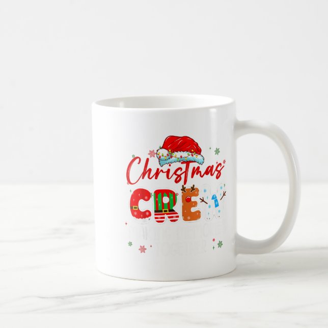 Caneca De Café Christmas Crew Making Memories Together Xmas Light (Direita)