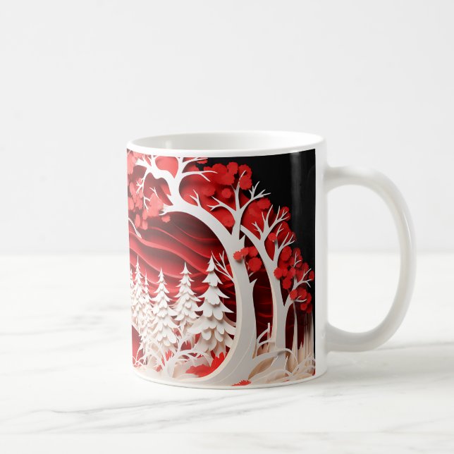 Caneca De Café Christmas Decorated themed mug (Direita)