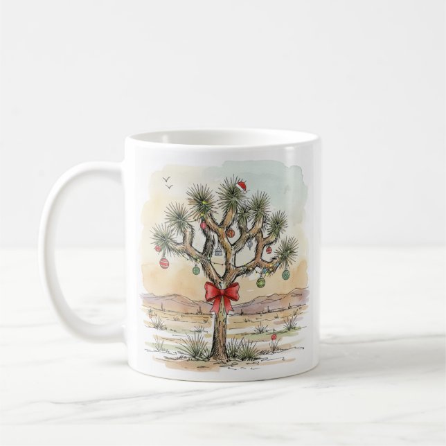 Caneca De Café Christmas Desert Mug — Joshua Tree Coffee Cup (Esquerda)