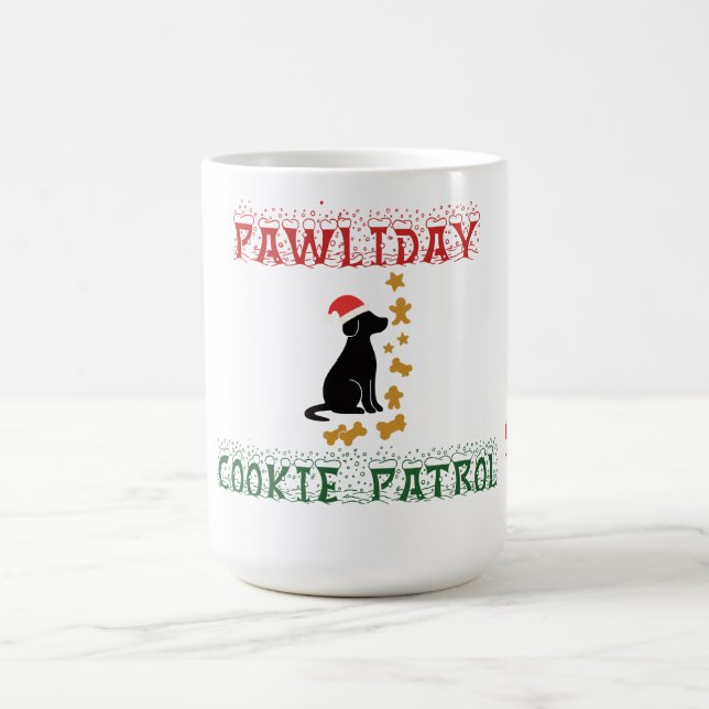 Caneca De Café Christmas Dog Mug – Pawliday Treat Inspector (Centro)
