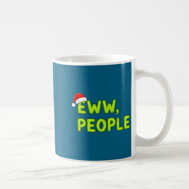 Caneca De Café Christmas Eww, People Funny Sarcastic Santa Hat Xm (Direita)
