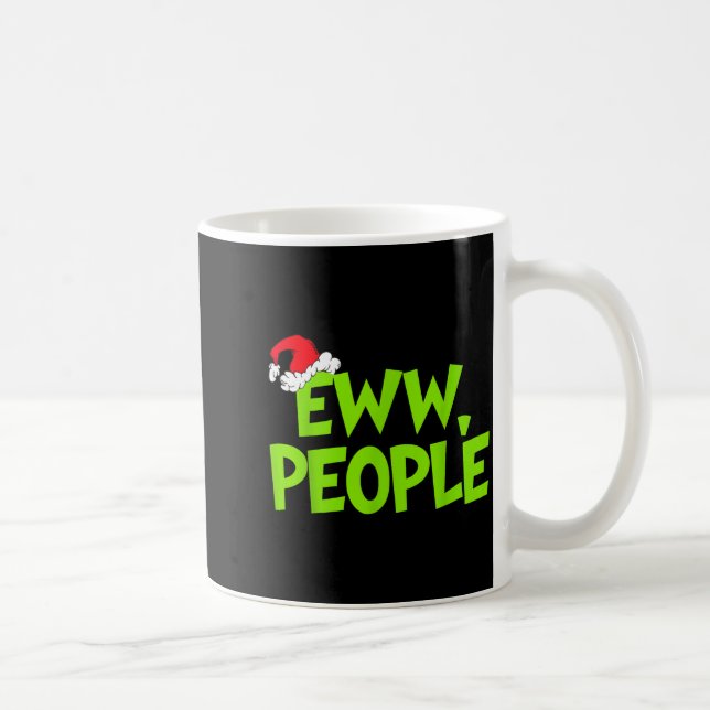 Caneca De Café Christmas Eww People Mens Women Funny Santa Hat Gr (Direita)