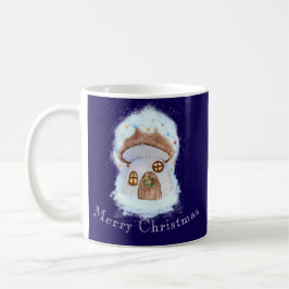 Caneca De Café Christmas fairy house