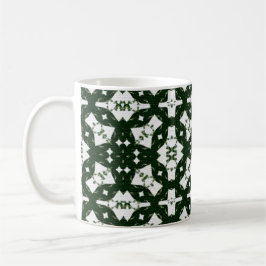 Caneca De Café Christmas Garland Green