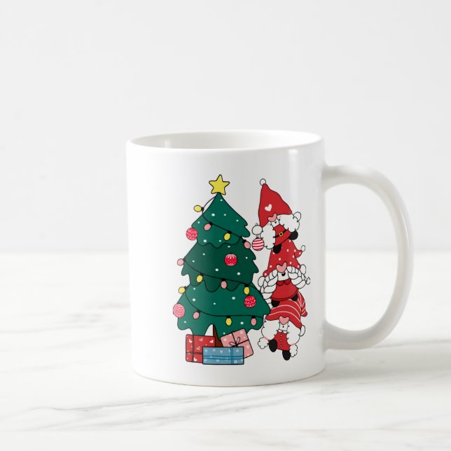 Caneca De Café Christmas Gnomes Toddler  (Direita)