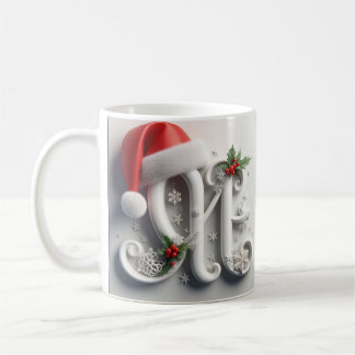 Caneca De Café Christmas Hat Mug – Festive Holiday Coffee Cup