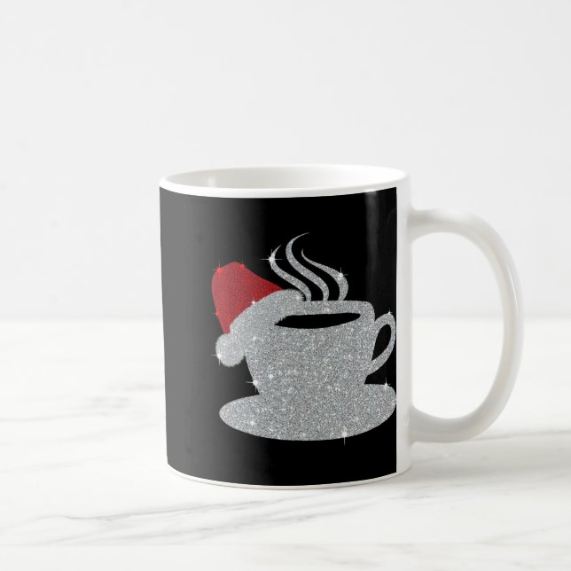 Caneca De Café Christmas Hot Coffee Cup Santa's Hat Xmas Holidays (Direita)