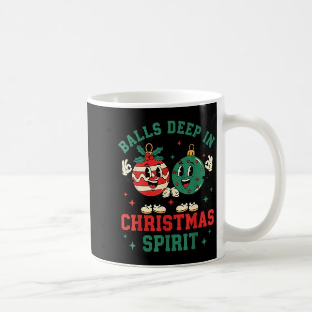 Caneca De Café Christmas Humor Deep In Christmas Srit  (Direita)