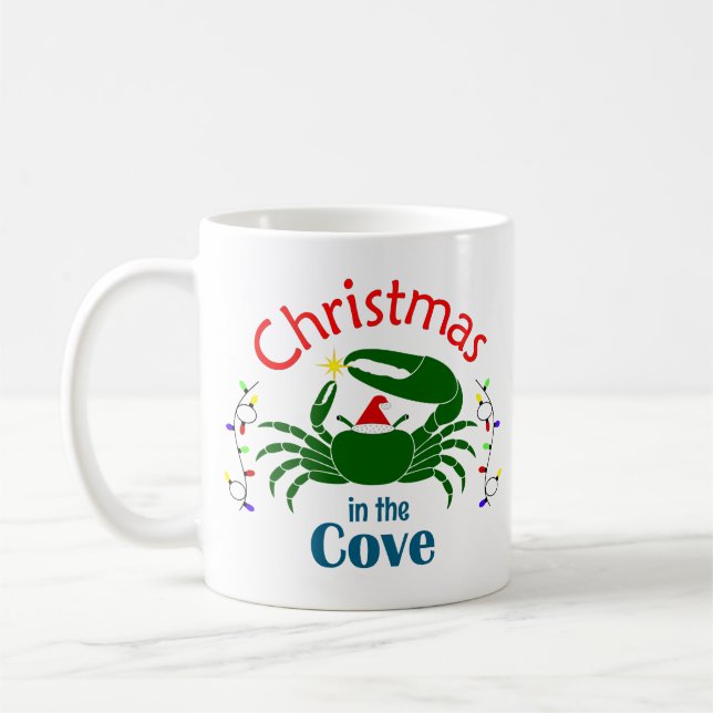 Caneca De Café Christmas in the Cove 11 oz Mug (Esquerda)