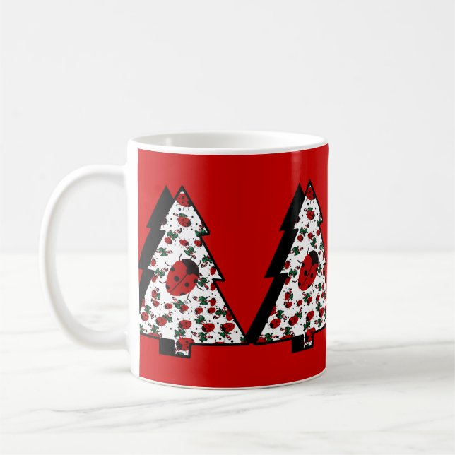 CANECA DE CAFÉ CHRISTMAS LADYBUGS (Esquerda)