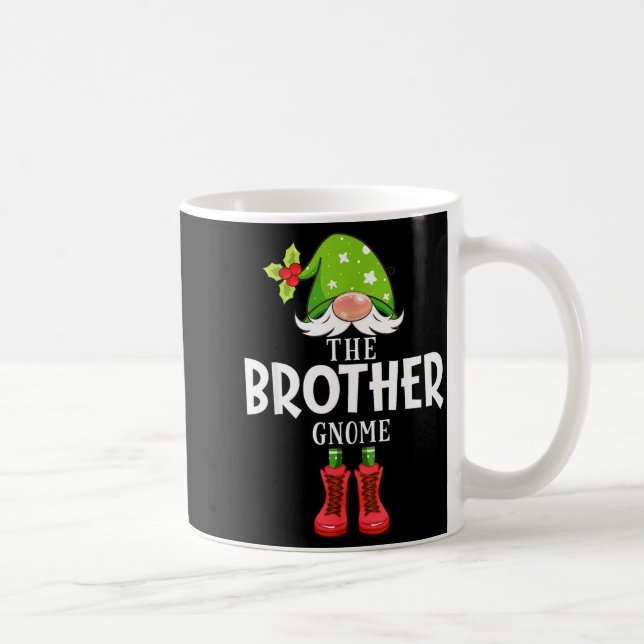 Caneca De Café Christmas Matching Family The Brother Gnome  (Direita)