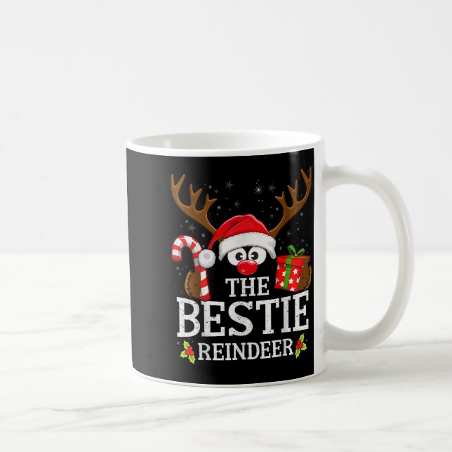 Caneca De Café Christmas Matching The Ie Reindeer Family  (Direita)