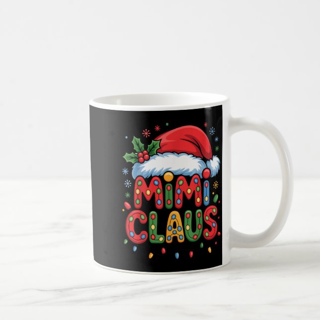 Caneca De Café Christmas Mimi Claus Holiday Cheer Family Season H (Direita)