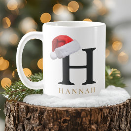 Caneca De Café Christmas Monogram Mug