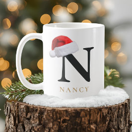 Caneca De Café Christmas Monogram Mug