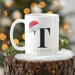 Caneca De Café Christmas Monogram Mug