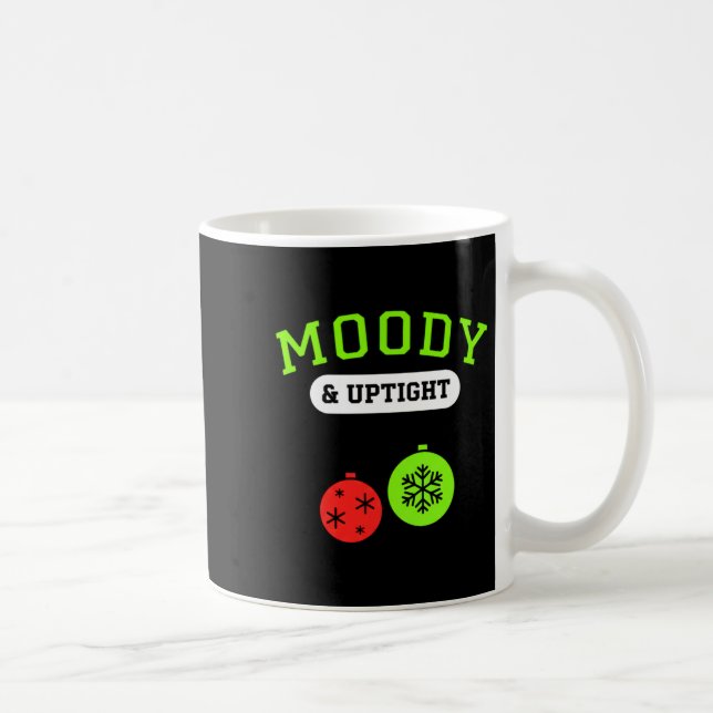Caneca De Café Christmas Moody &amp; Uptight Funny Xmas Holiday S (Direita)