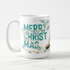 Caneca De Café Christmas Mug with Decorative Lights