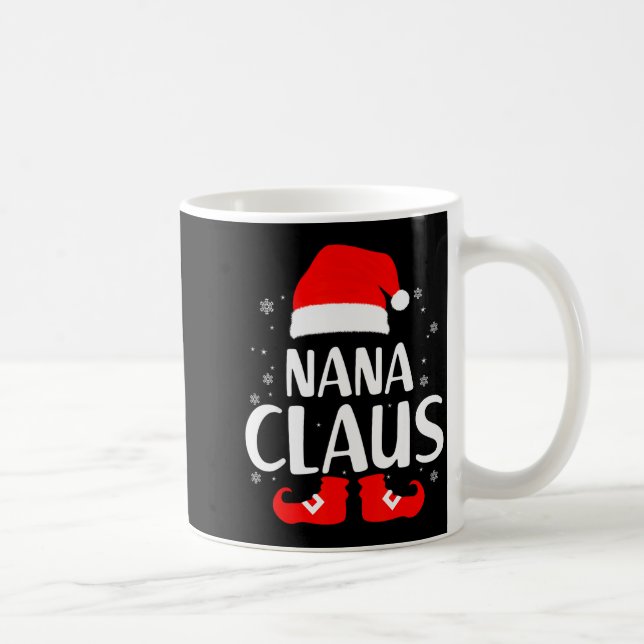 Caneca De Café Christmas Nana Claus Leopard Family Matching Pajam (Direita)
