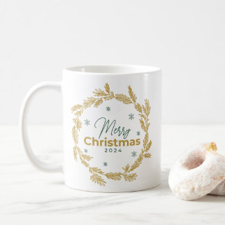 Caneca De Café Christmas nice botanical mug