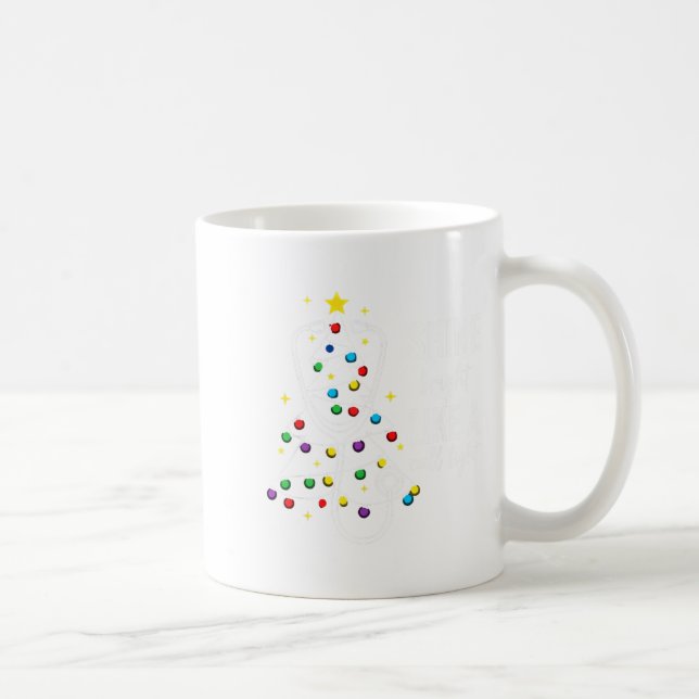 Caneca De Café Christmas Nurse Shine Bright Like A Call Light Xma (Direita)