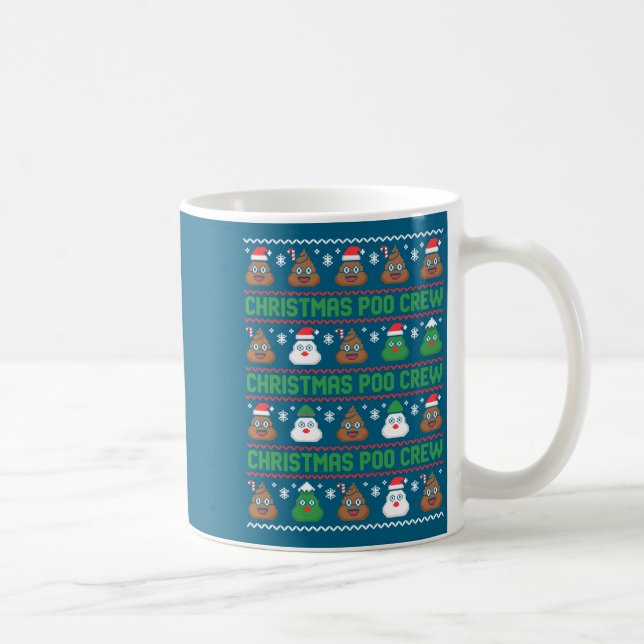 Caneca De Café Christmas O Crew Xelated Ugly Christmas Pajamas Op (Direita)