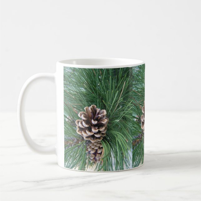 Caneca De Café Christmas Pinecone (Esquerda)