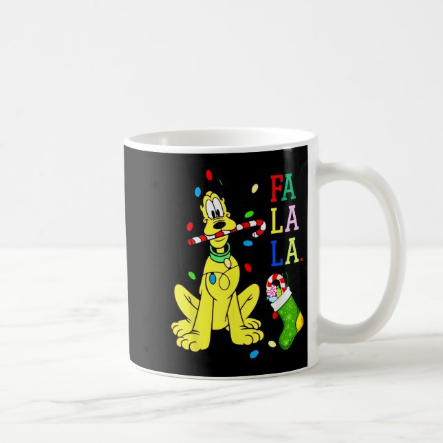 Caneca De Café Christmas Shirt Cute La Fa Fa Swea  (Direita)