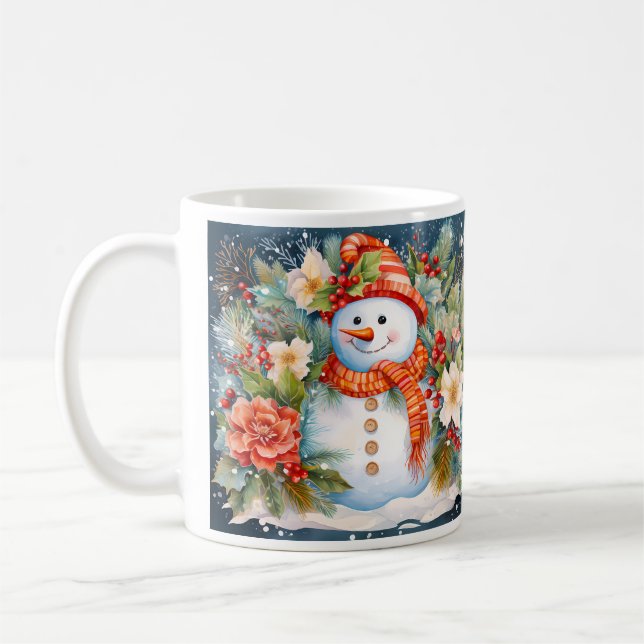 Caneca De Café Christmas Snowman (Esquerda)
