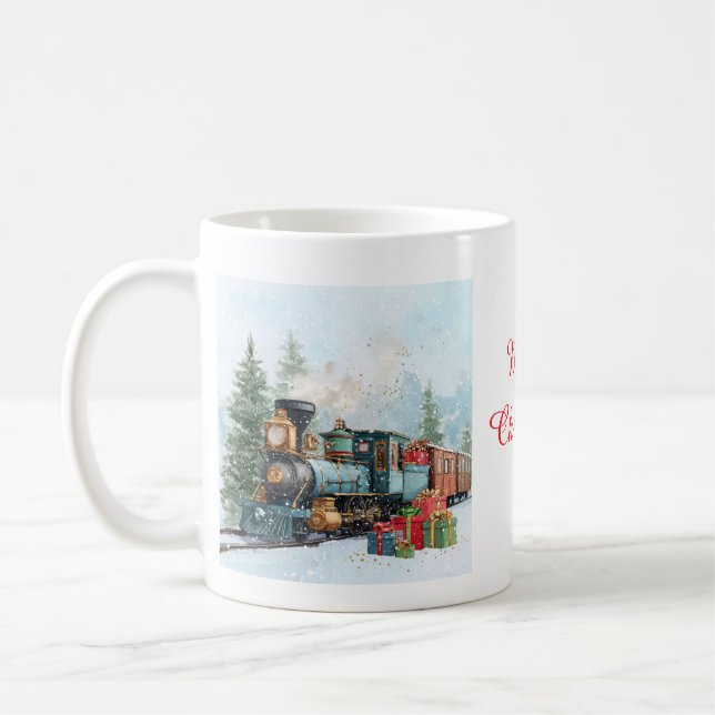 Caneca De Café Christmas train (Esquerda)