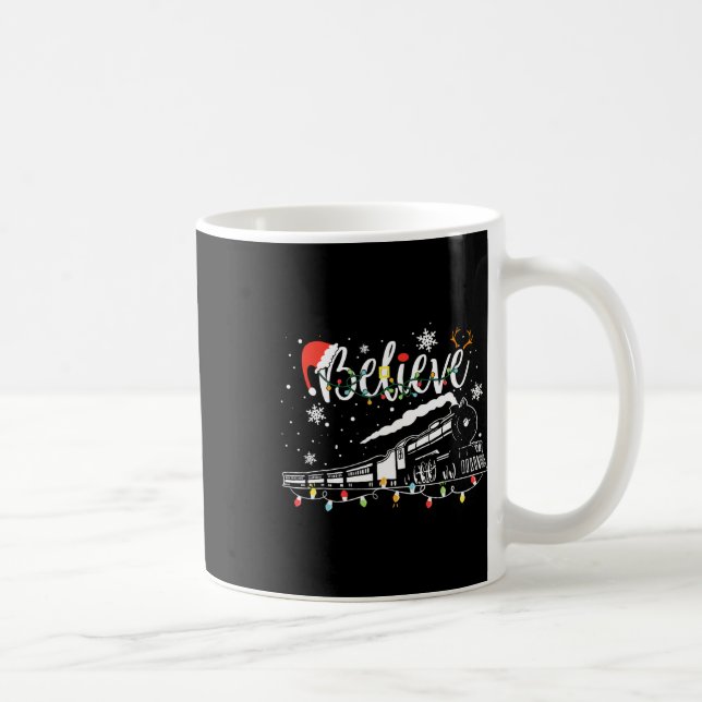 Caneca De Café Christmas Train Christmas Believe Polar Express Xm (Direita)
