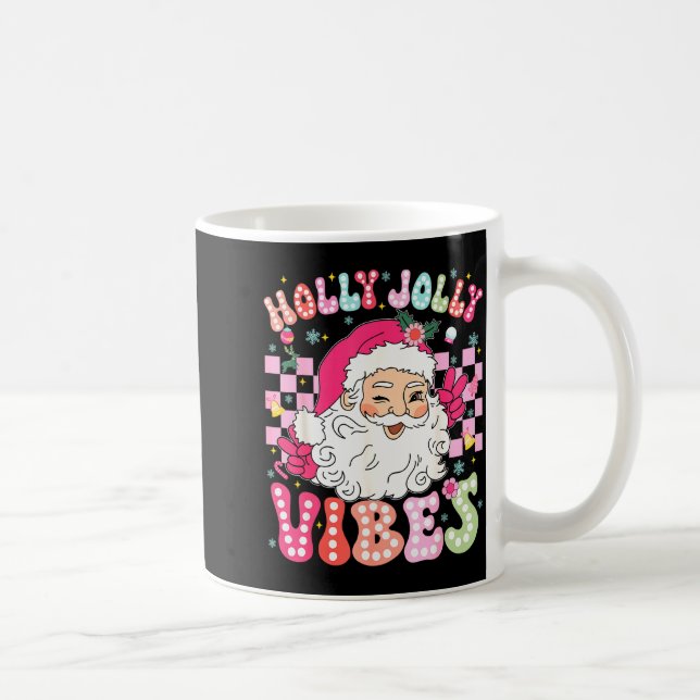 Caneca De Café Christmas Vibes Cute Nk Santa Christmas Xmas Women (Direita)