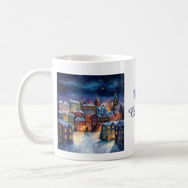 Caneca De Café Christmas Village (Esquerda)