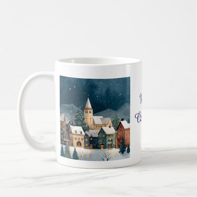 Caneca De Café Christmas Village (Esquerda)
