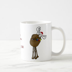 Caneca De Café Christmoose alegre!