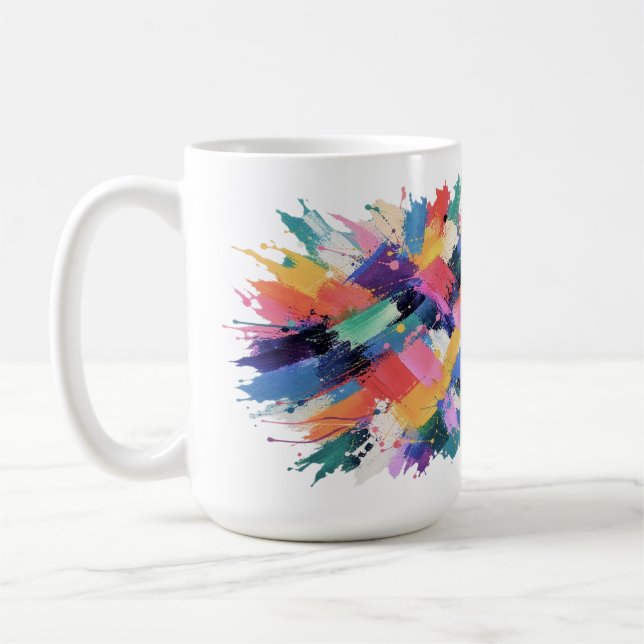 Caneca De Café Chromatic Collision (Esquerda)