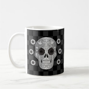Caneca De Café Chrome Calavera (Rosa preto)