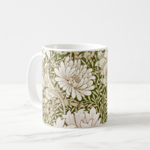 Caneca De Café Chrysanthemum Dourado, William Morris