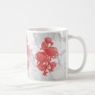 Caneca De Café Chrysanthemum Rosa